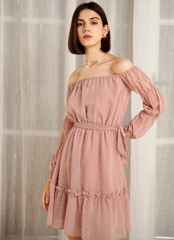 Robe Courte Volantée Douce