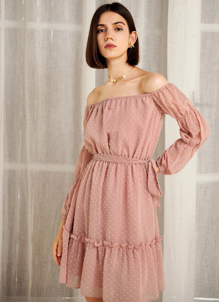 Robe Courte Volantée Douce