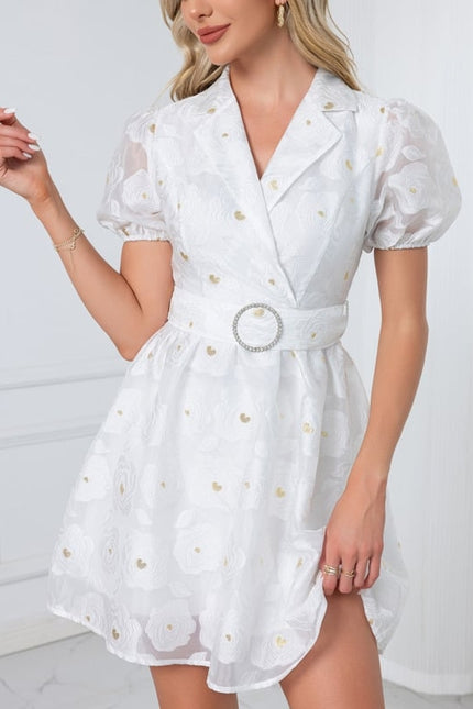 Robe Courte À Godets - gallery 4