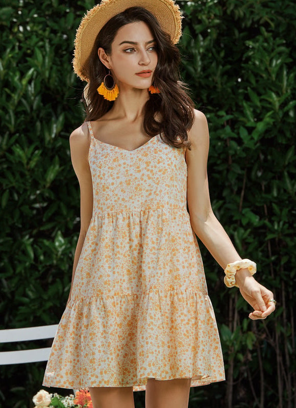 Robe Courte Dété Fleuri