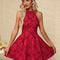 Robe Courte Jacquard