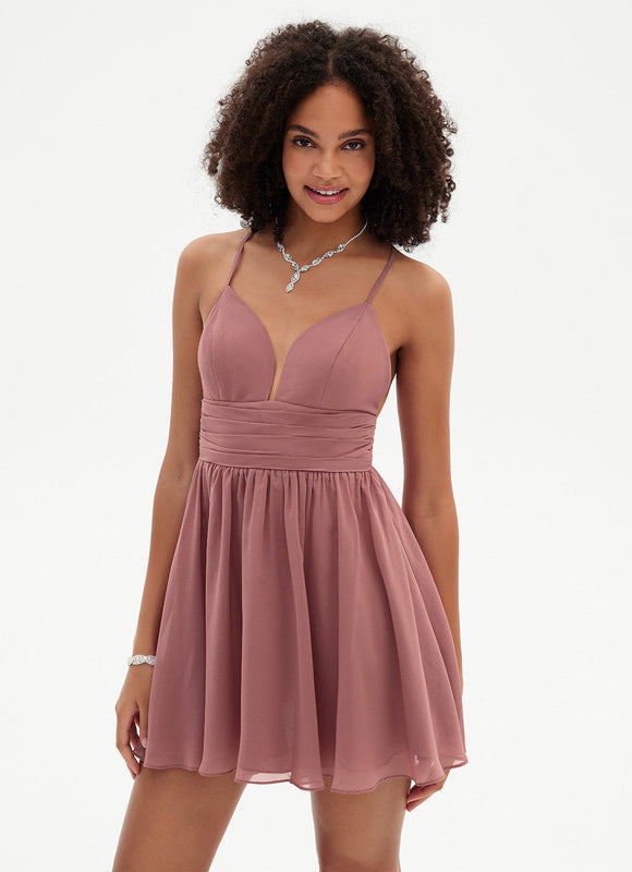 Robe Courte Pour Demoiselle D'Honneur - gallery 6