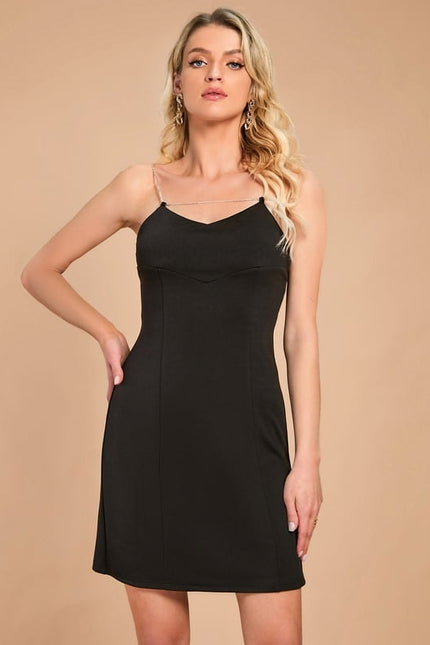 Robe Courte Chaîne Minimaliste