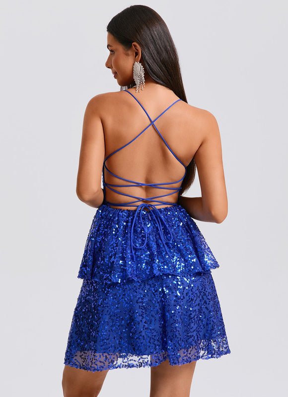 Robe Courte Bleue - gallery 5