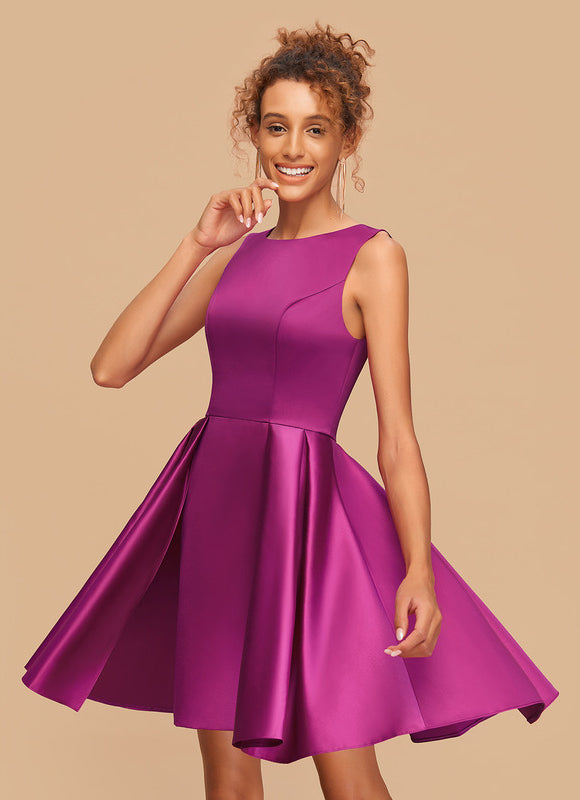 Robe Courte Rose Délicate