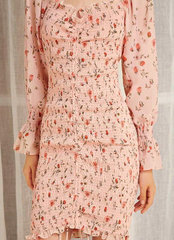 Robe Courte Gaze De Coton - gallery 1