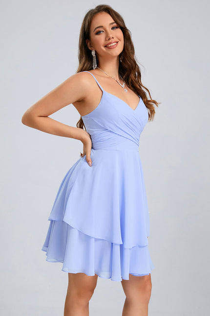 Robe Fluide Droite Courte - gallery 5