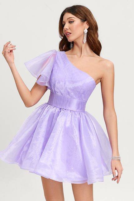 Robe Courte Violet - gallery 1