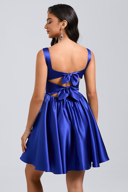 Robe Courte Col Carré - gallery 5