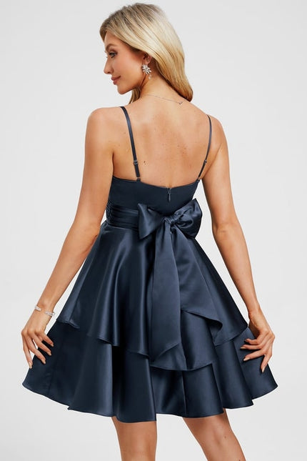 Robe Courte Col V - gallery 5