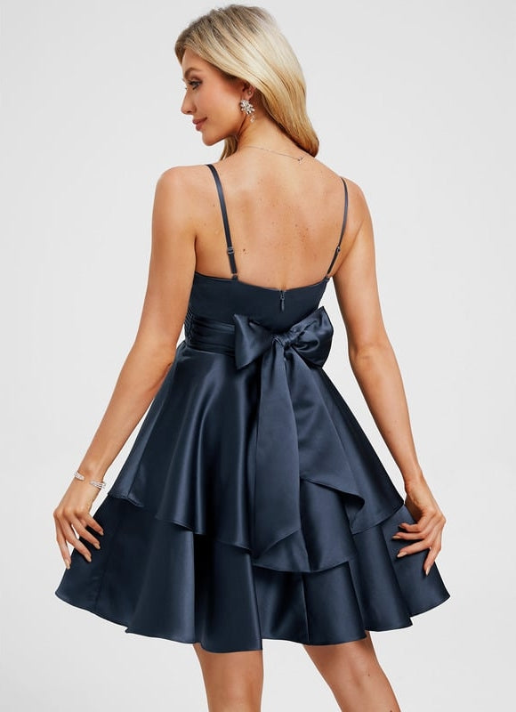 Robe Courte Col V - gallery 5