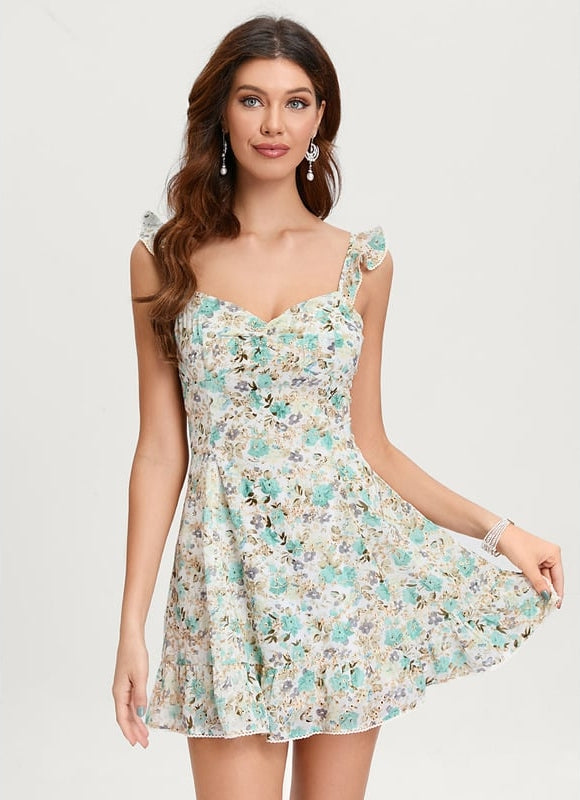 Robe Courte Brodée