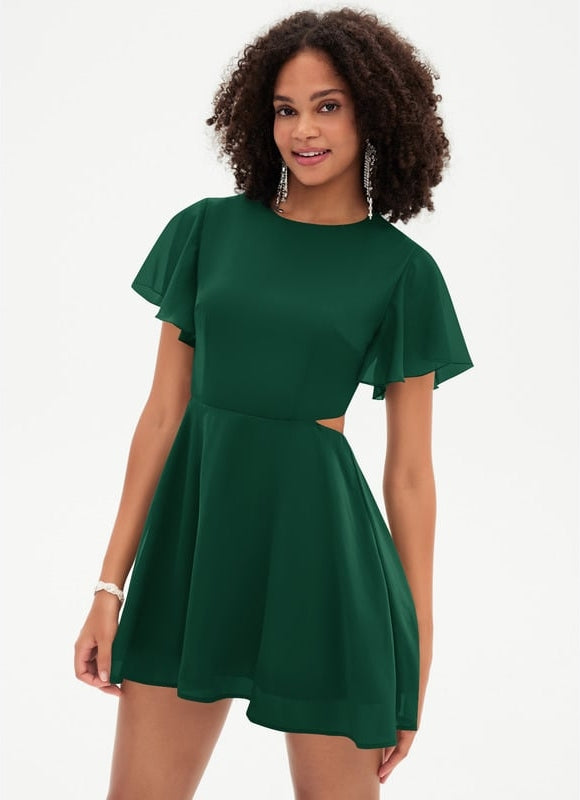 Robe Col Rond Manche Courte - gallery 6