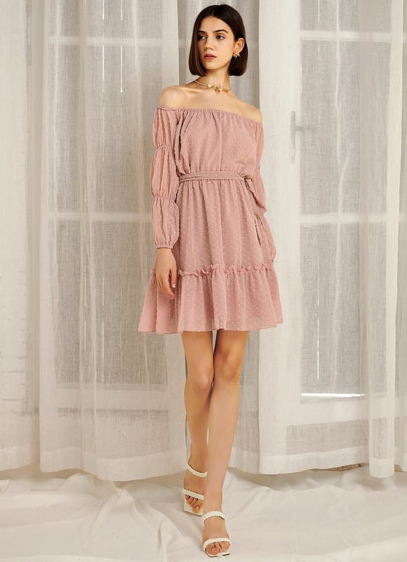 Robe Courte Volantée Douce - gallery 2