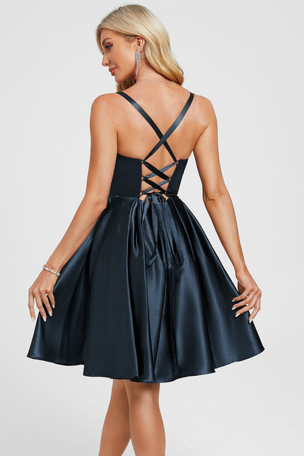 Robe Courte Décolleté Dos - gallery 3