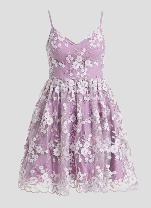 Robe Courte Broderie Anglaise