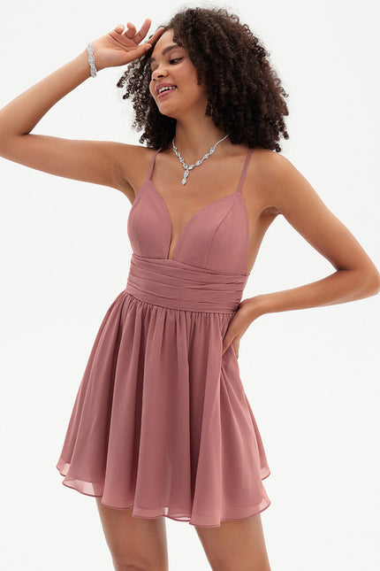 Robe Courte Pour Demoiselle D'Honneur - gallery 3