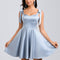 Robe Courte Lilas Ajustée