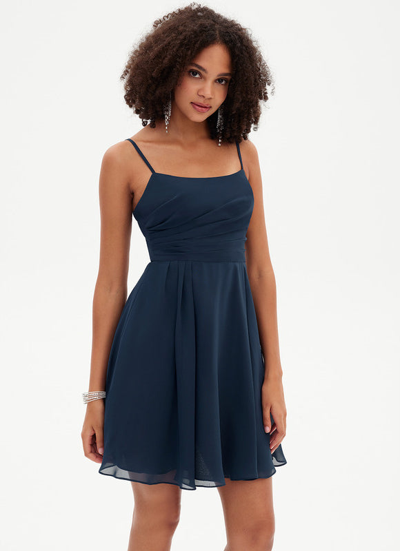 Robe Courte Courte Marine - gallery 1