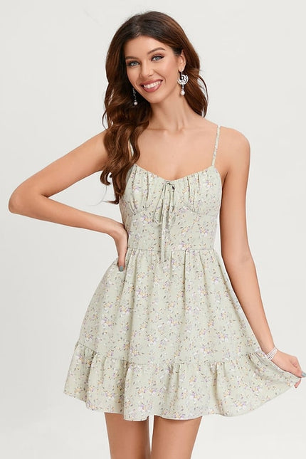 Robe Courte Fleurie Légère