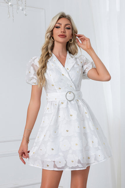 Robe Courte En Coton - gallery 2