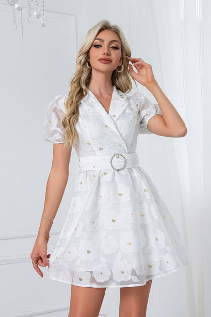 Robe Courte À Godets - gallery 2