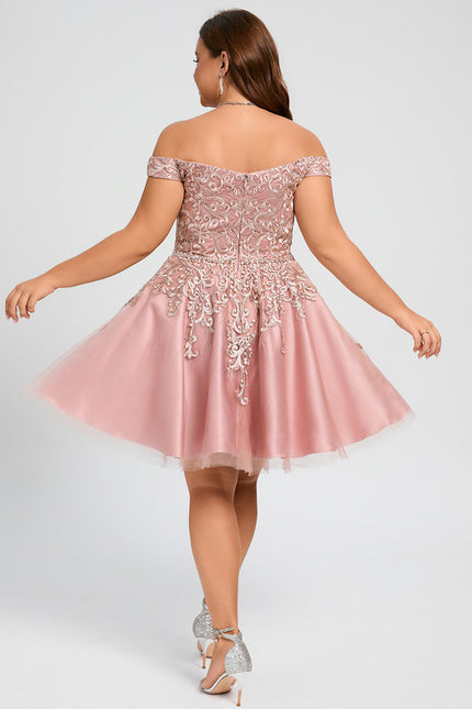 Robe Courte Tulle Perlée - gallery 6