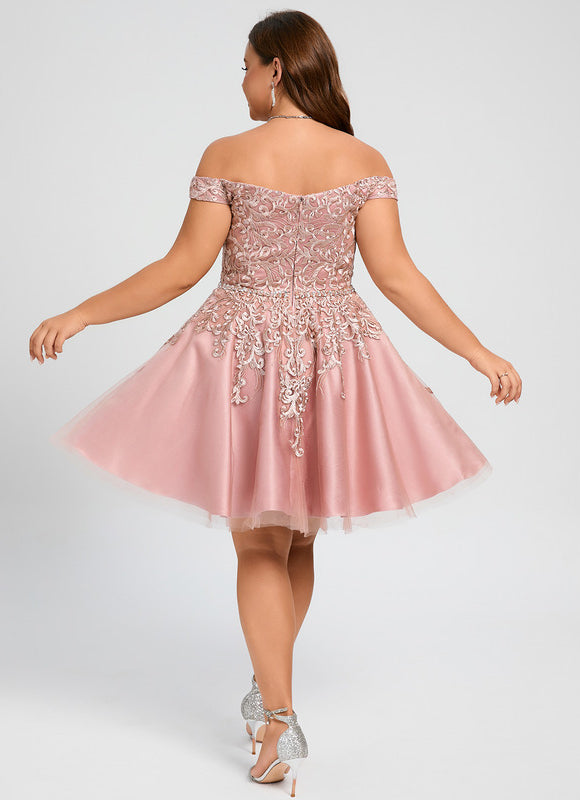 Robe Courte Tulle Perlée - gallery 6