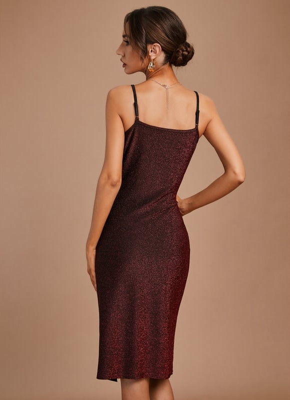 Robe Courte Franges Élégante - gallery 3