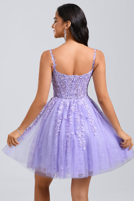 Robe Courte Rose Brodée - gallery 6