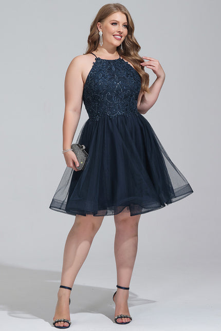 Robe Courte Festive En Tulle - gallery 8