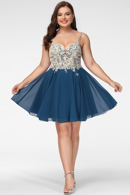Robe Courte Vaporeuse Ornée - gallery 8