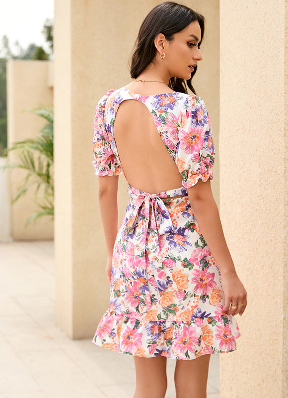 Robe Courte Bohème Mariage Invité - gallery 1