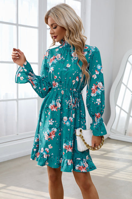 Robe Courte Imprimé Floral - gallery 3