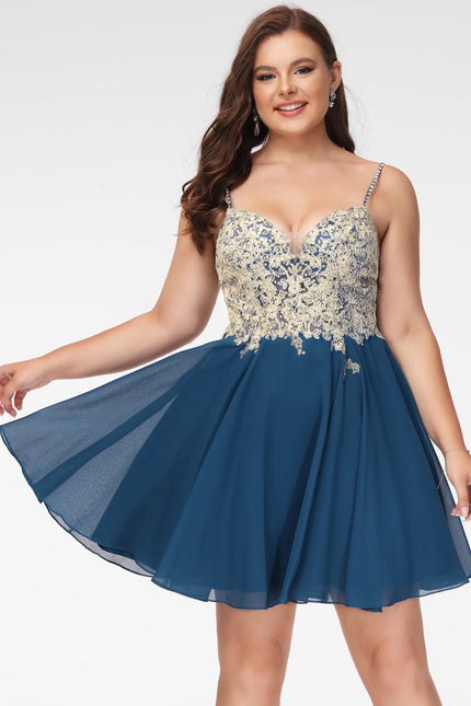 Robe Courte Vaporeuse Ornée - gallery 4