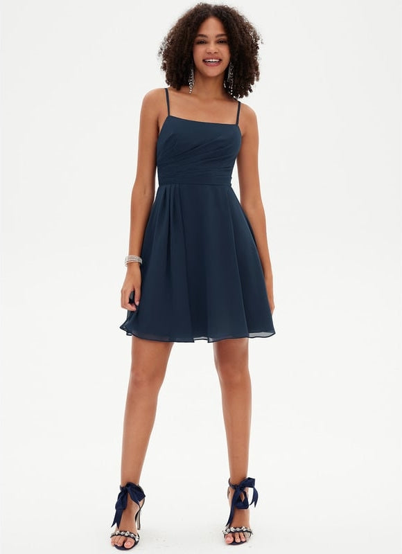 Robe Courte Courte Marine - gallery 2