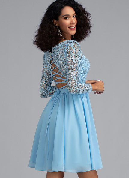 Robe De Soirée Courte Dentelle
