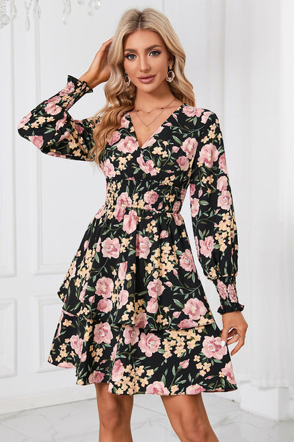 Robe Courte Fleurie Vaporeuse - gallery 4
