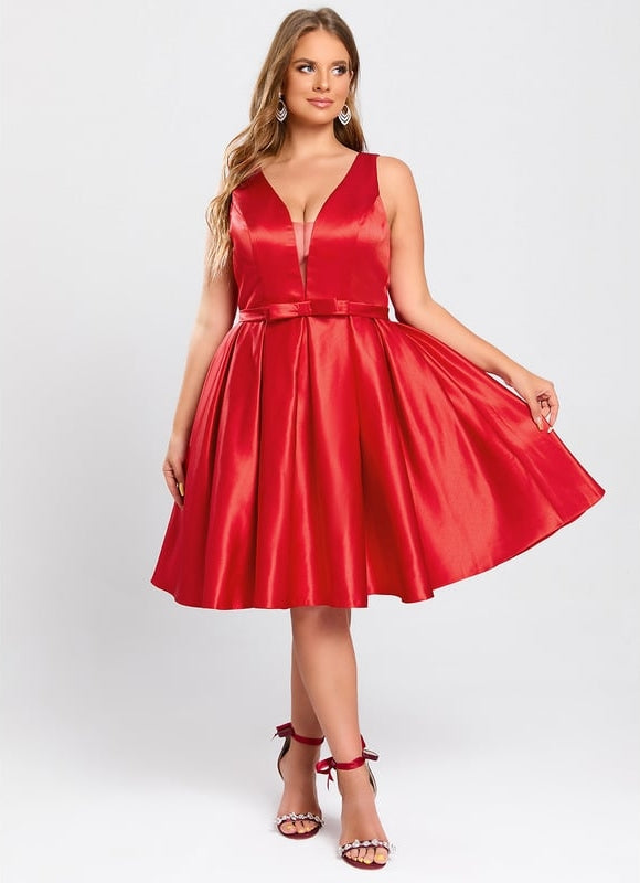 Robe Courte Col V - gallery 6