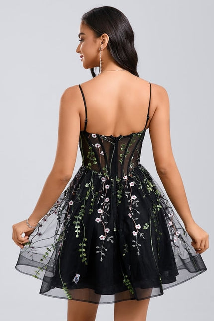 Robe Courte Dentelle Ivoire - gallery 4