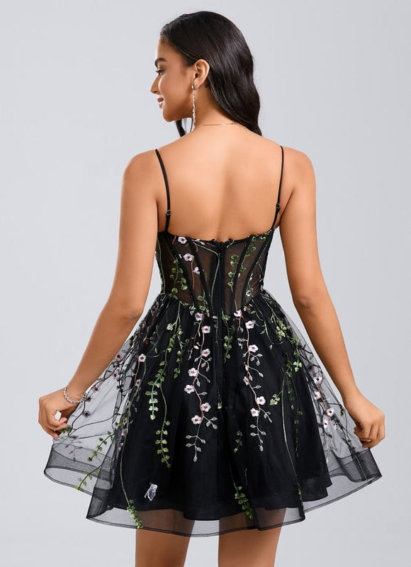 Robe Courte Dentelle Ivoire - gallery 4