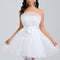 Robe Princesse Courte Blanche