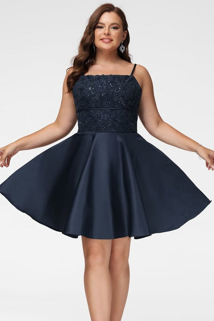 Robe Courte Rose Satinée - gallery 3