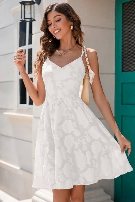 Robe Courte Blanche Légère - gallery 9