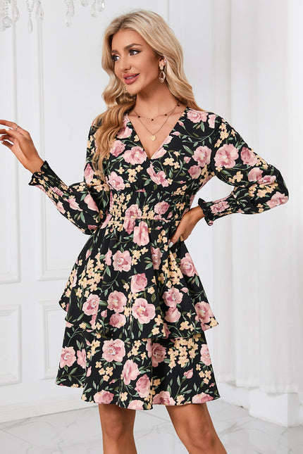 Robe Courte Fleurie Vaporeuse - gallery 1