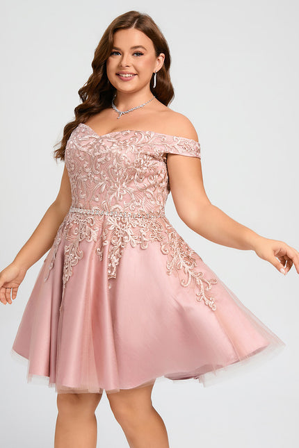 Robe Courte Tulle Perlée - gallery 5