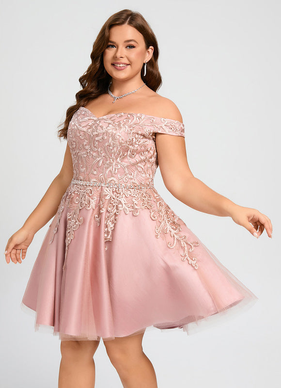 Robe Courte Tulle Perlée - gallery 5