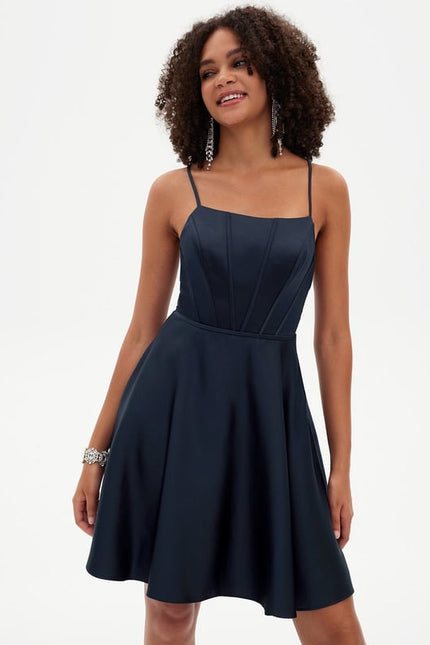 Robe Courte Rose Délicate - gallery 6