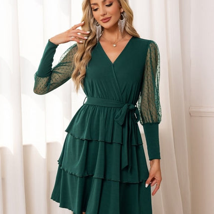 Robe Verte Sauge Courte