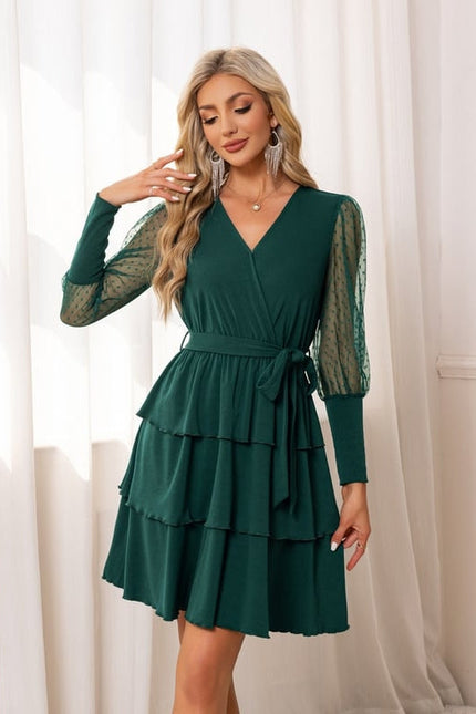 Robe Verte Sauge Courte